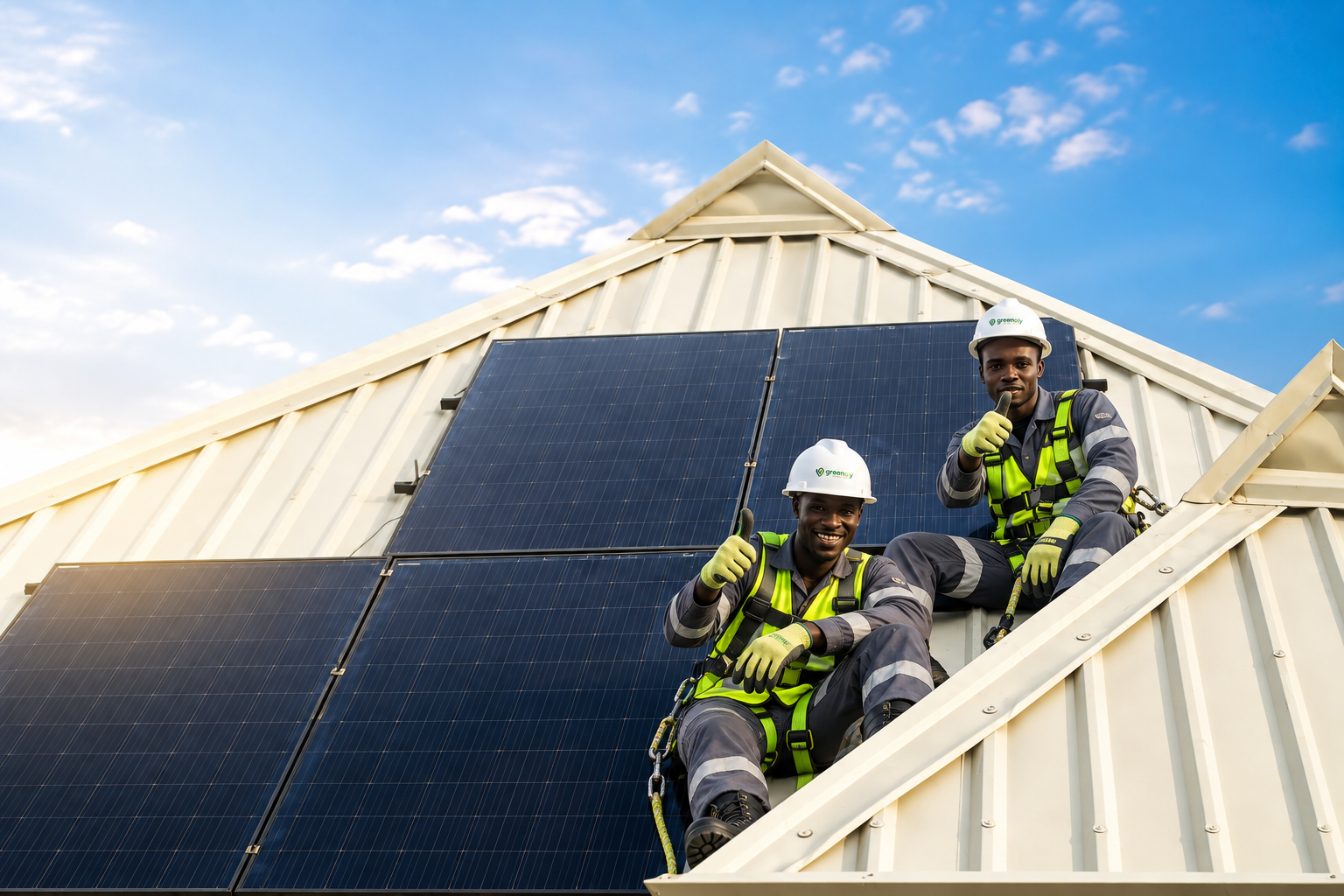 Greenoly Energy rooftop solar installation